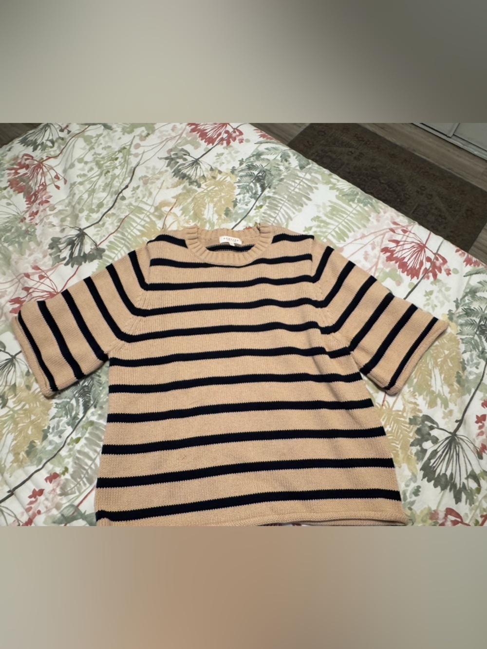 DemyLee Knit Cotton Crewneck Top